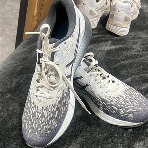 ASICS White and Gray Athletic Sneakers